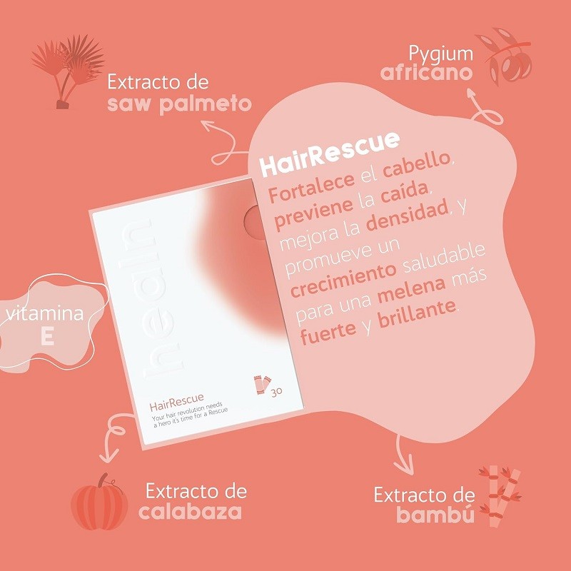 HEALN HairRescue Anticaída Pelo 30 Sticks