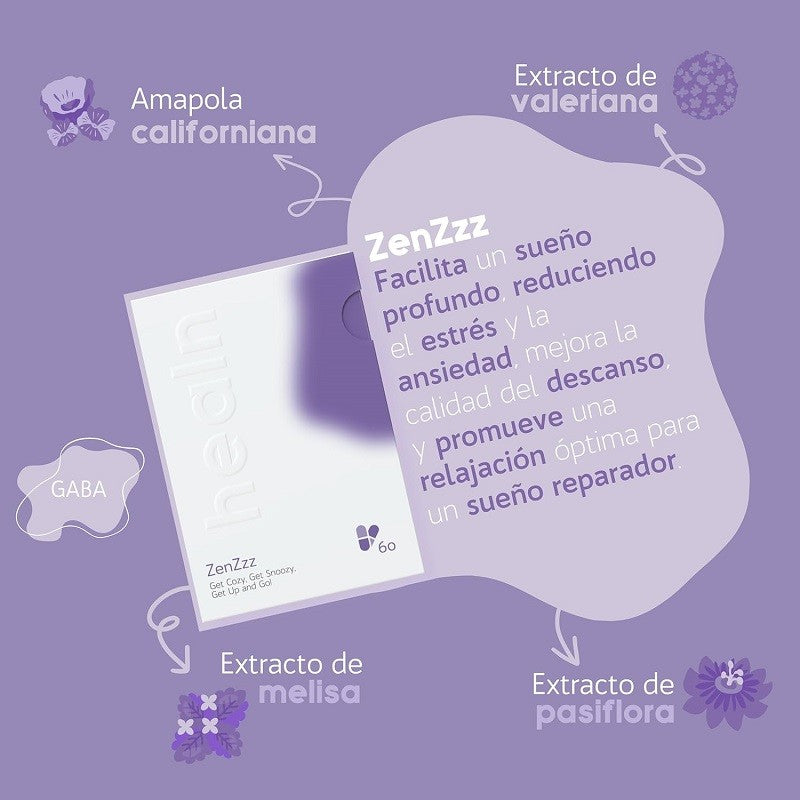 HEALN ZenZzz Renovación y Descanso Nocturno 60 Cápsulas-4