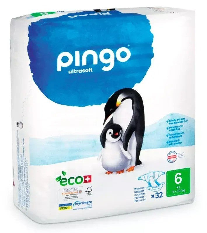 Pingo Pañales Ecológicos Talla 6 XL 32 uds-1