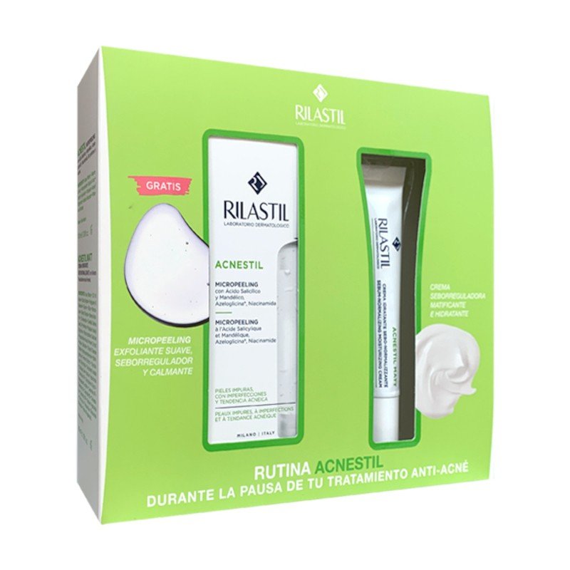Rilastil Rutina Acnestil Matt 40ml +Micropeeling 100 ml REGALO-1