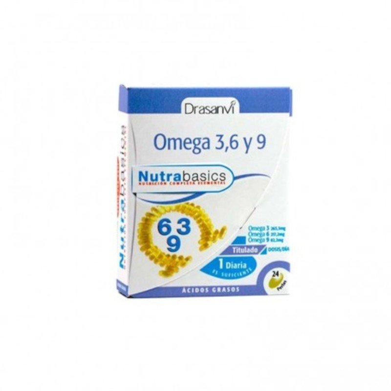 Drasanvi Nutrabasics Omega 3, 6 y 9 24 Perlas-1