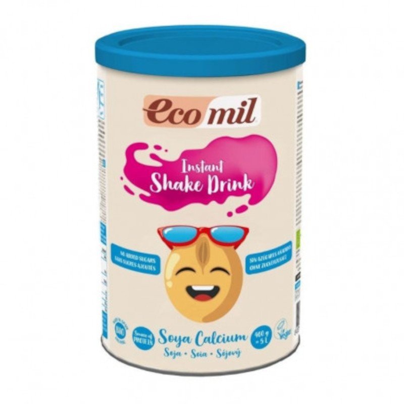 Ecomil Soya Calcium Instant Sin Azúcares Añadidos Bio 400 g-1