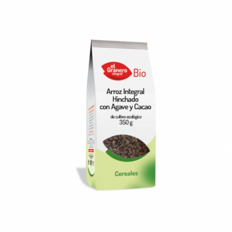 El Granero Integral Arroz Integral Hinchado con Agave y Cacao Bio 300 g-1