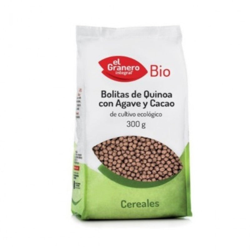 El Granero Integral Bolitas de Quinoa con Agave y Cacao Bio 300 g-1