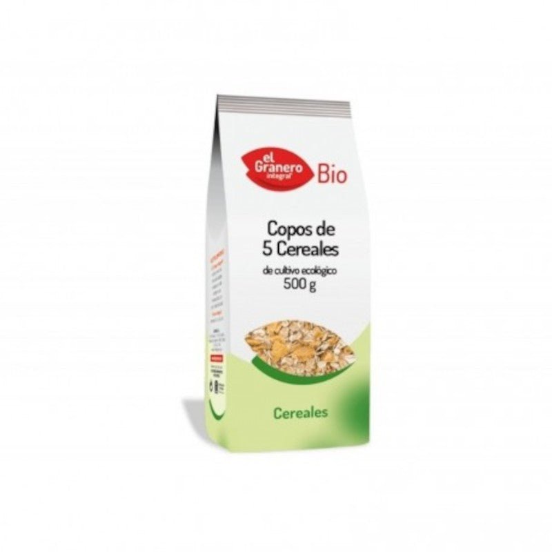 El Granero Integral Copos 5 Cereales Bio 500 g-1
