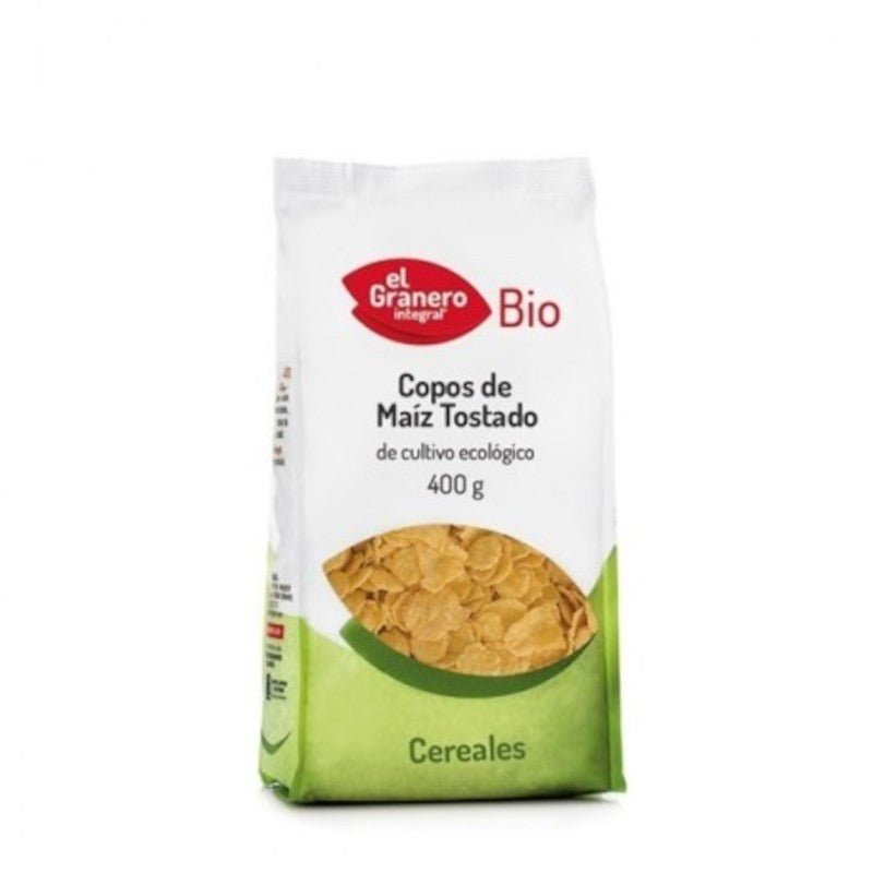 El Granero Integral Copos de Maíz Tostado Bio 400 g-1