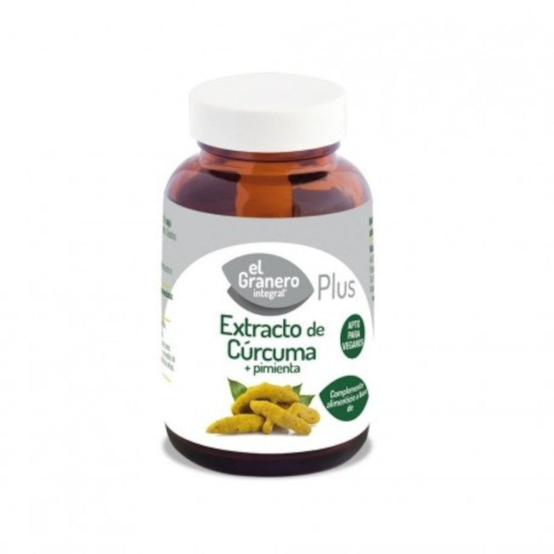 El Granero Integral Extracto de Cúrcuma + Pimienta 430 mg 60 Cápsulas-1