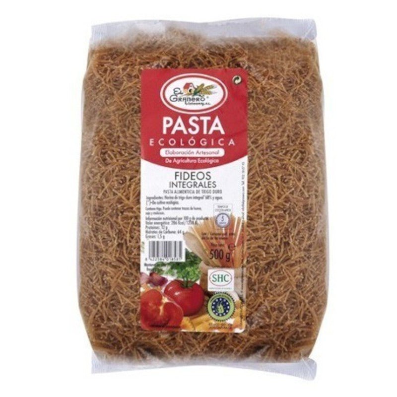 El Granero Integral Fideos Finos Integrales Bio 500 g-1