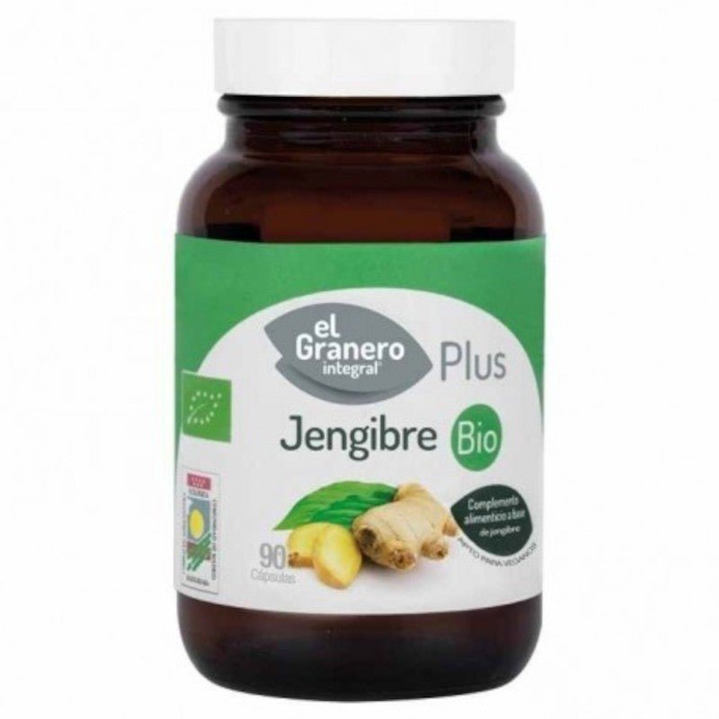 El Granero Integral Jengibre Bio 500 mg 90 Cápsulas-1