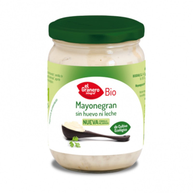 El Granero Integral Mayonegran Mayonesa Sin Huevo Bio 247 g-1