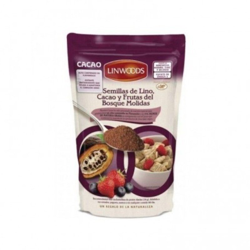 El Granero Integral Semillas de Lino Molido con Cacao y Moras Bio 200 g-1