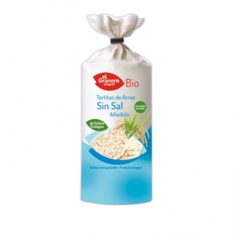 El Granero Integral Tortitas de Arroz Sin Sal Bio 115 g-1