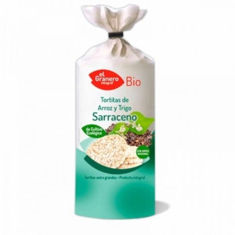 El Granero Integral Tortitas de Trigo Sarraceno y Arroz Bio 115 g-1