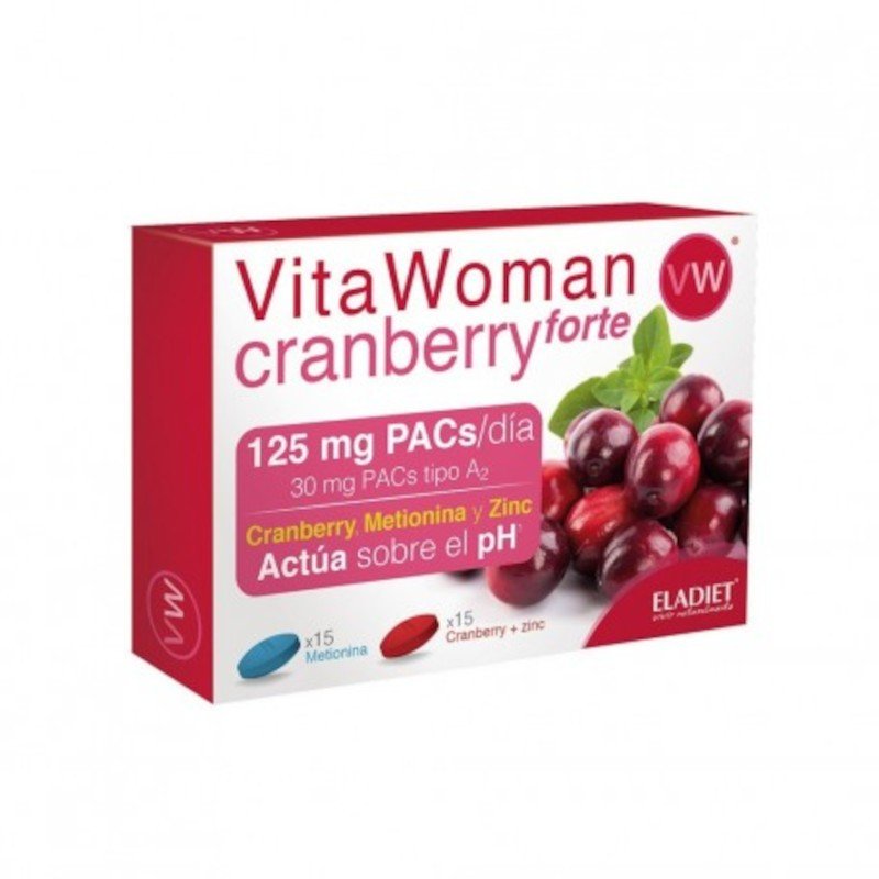 Eladiet Vitawoman Cranberry Forte 30 Comprimidos-1