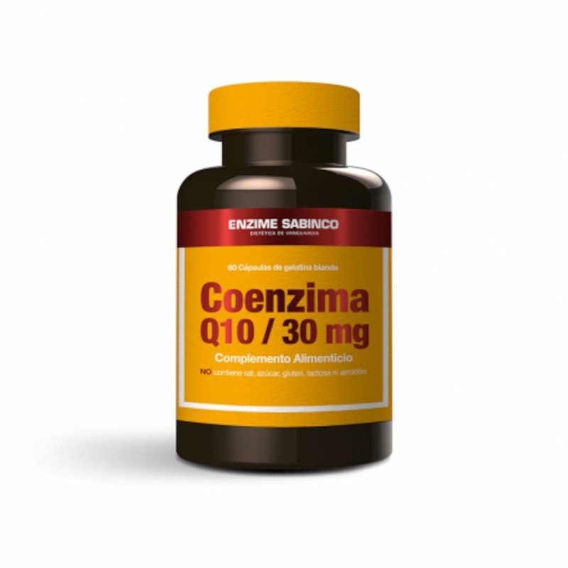 Enzime - Sabinco Coenzima Q10 30 mg 60 Perlas-1