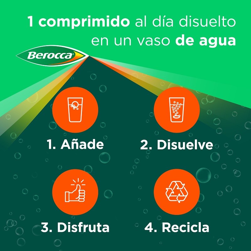 BEROCCA Performance Naranja 30 Comprimidos Efervescentes-7