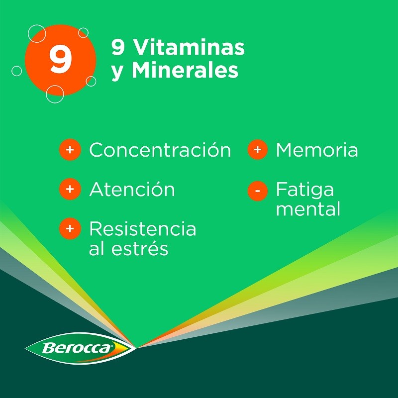 BEROCCA Performance Naranja 30 Comprimidos Efervescentes-5