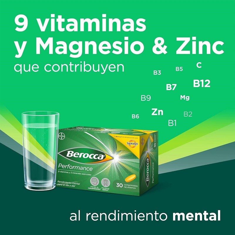 BEROCCA Performance 30 Comprimidos-2