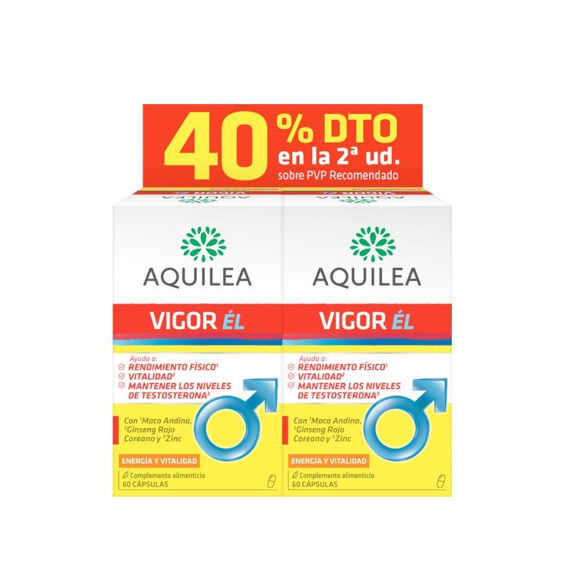 Aquilea Duplo Vigor 2ª Ud 40% Dto 2x60 Caps-1