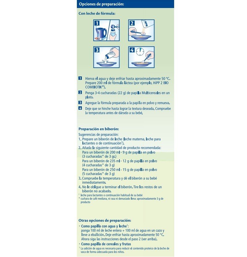 HIPP Biológico Papilla Multicereales Integrales +6 meses 400gr-4