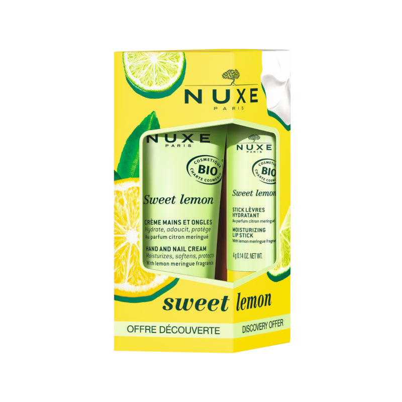 Nuxe Dúo Crema Manos y Uñas Hidratante y Stick Labios Suavizante-1