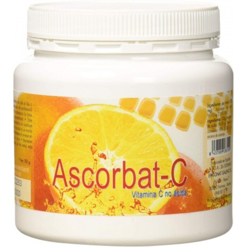 ERGONATURAL Ascorbat-C Vitamina C No Ácida 200 g-1