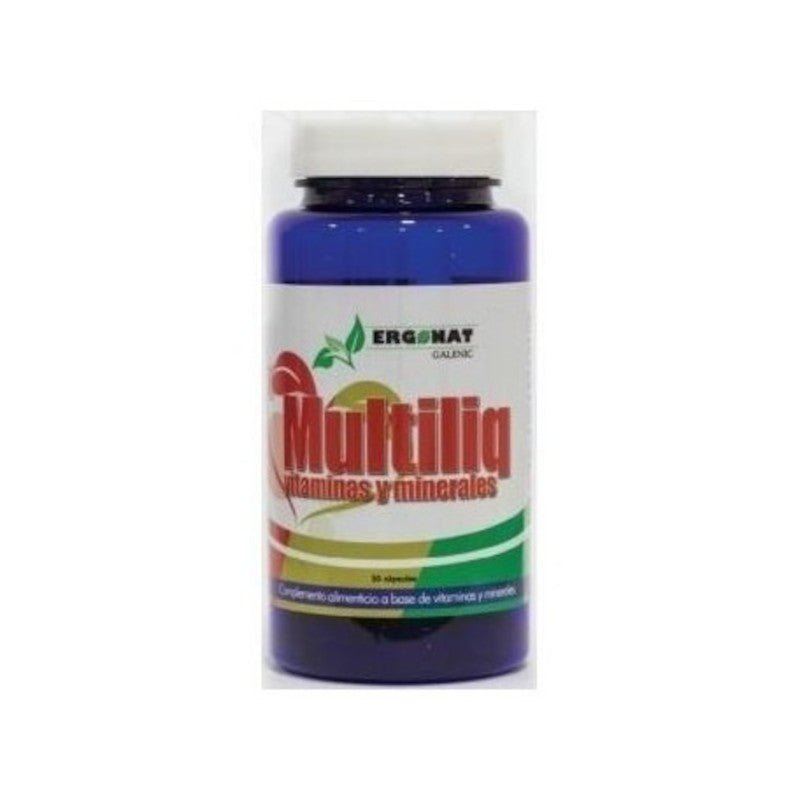 ERGONATURAL Multiliq Vitaminas y Minerales 30 Cápsulas-1