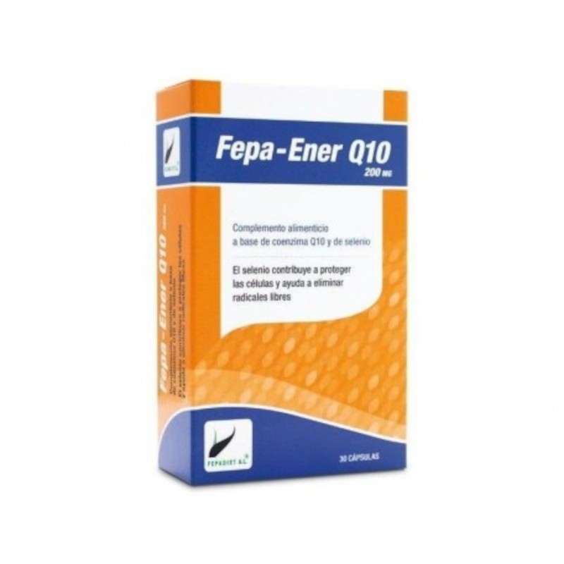 Fepa Ener Q10 200 mg + Seleniometionina 30 Cápsulas-1