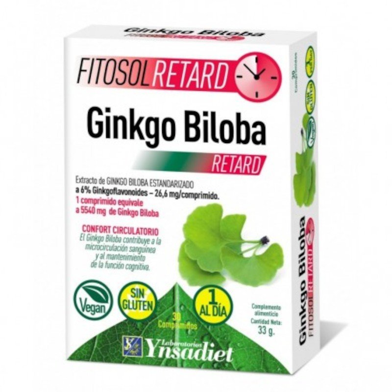 Fitosol Retard Ginkgo Biloba 30 Comprimidos-2