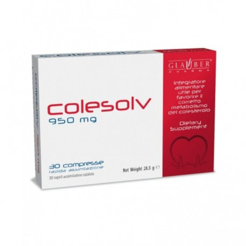 Glauber Pharma Gl Colesolv 30 Comprimidos-1