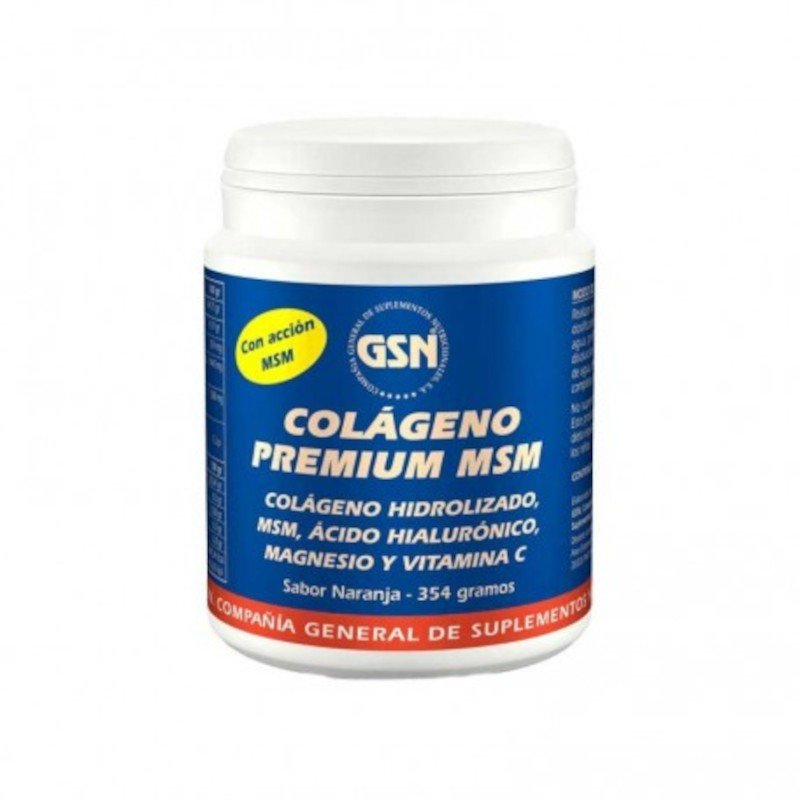 Gsn Colágeno Premium MSM Sabor Naranja 354 g-1