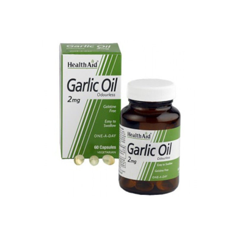 Health Aid Aceite de Ajo 2 mg 60 Cápsulas-1