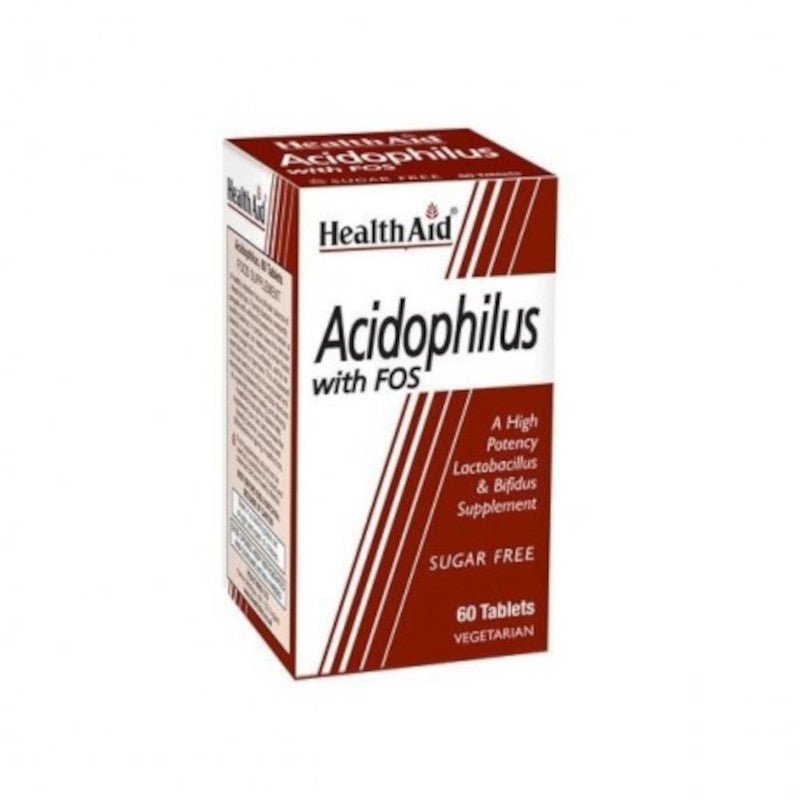 Health Aid Acidophilus con Fos 60 Comprimidos-1