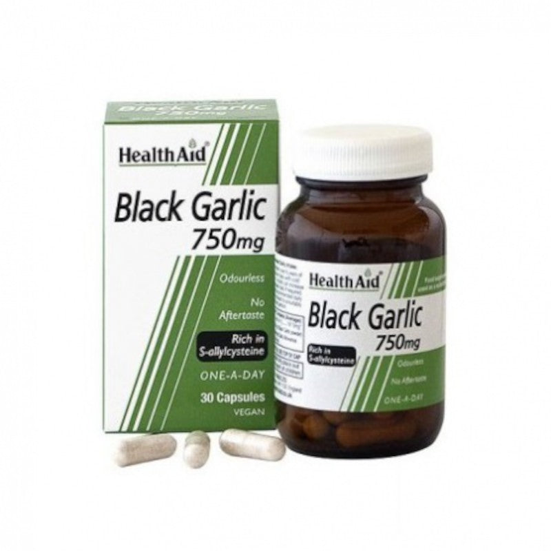 Health Aid Ajo Negro 750 mg 30 Cápsulas-1