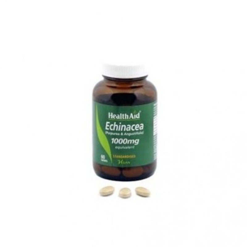 Health Aid Combinación de Equináceas 1.000 mg (Angustifolia y Purpurea) 60 cápsulas-1