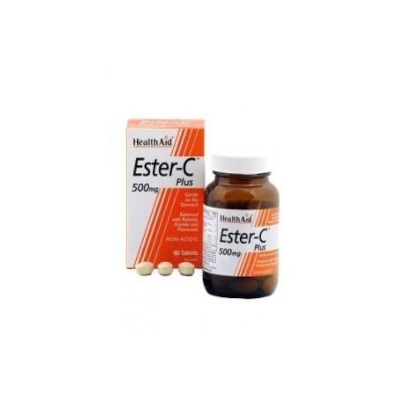 Health Aid Ester-C Plus 500 mg 60 Comprimidos-1