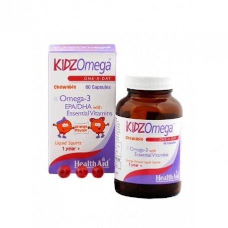 Health Aid Kidz Omega 60 Cápsulas Masticables-1