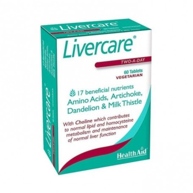 Health Aid Livercare 60 Comprimidos-1