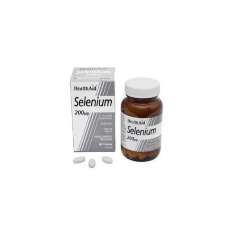 Health Aid Selenio 200 mcg 60 Comprimidos-1