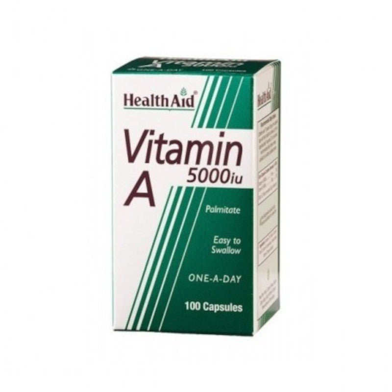 Health Aid Vitamina A 5.000 UI 100 Cápsulas-1