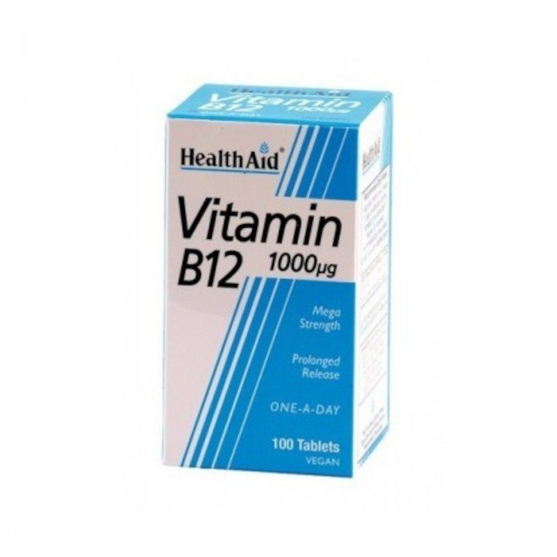 Health Aid Vitamina B12 1000 mcg 50 Comprimidos-1