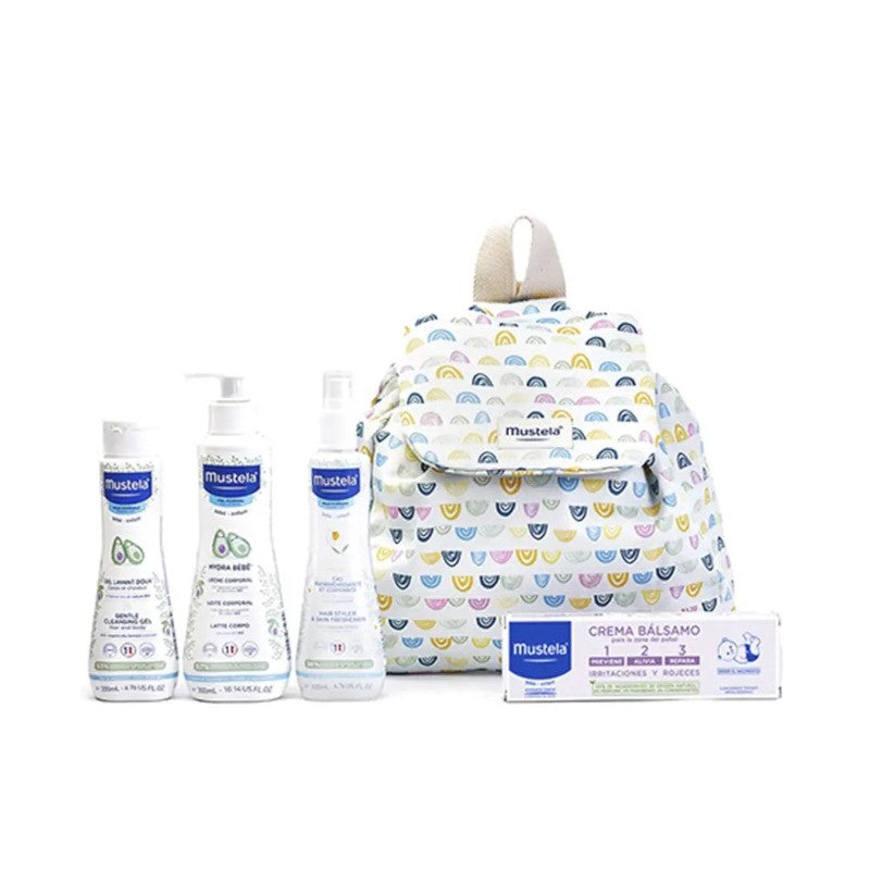 MUSTELA Mochila Littlemoments Arcoiris-1