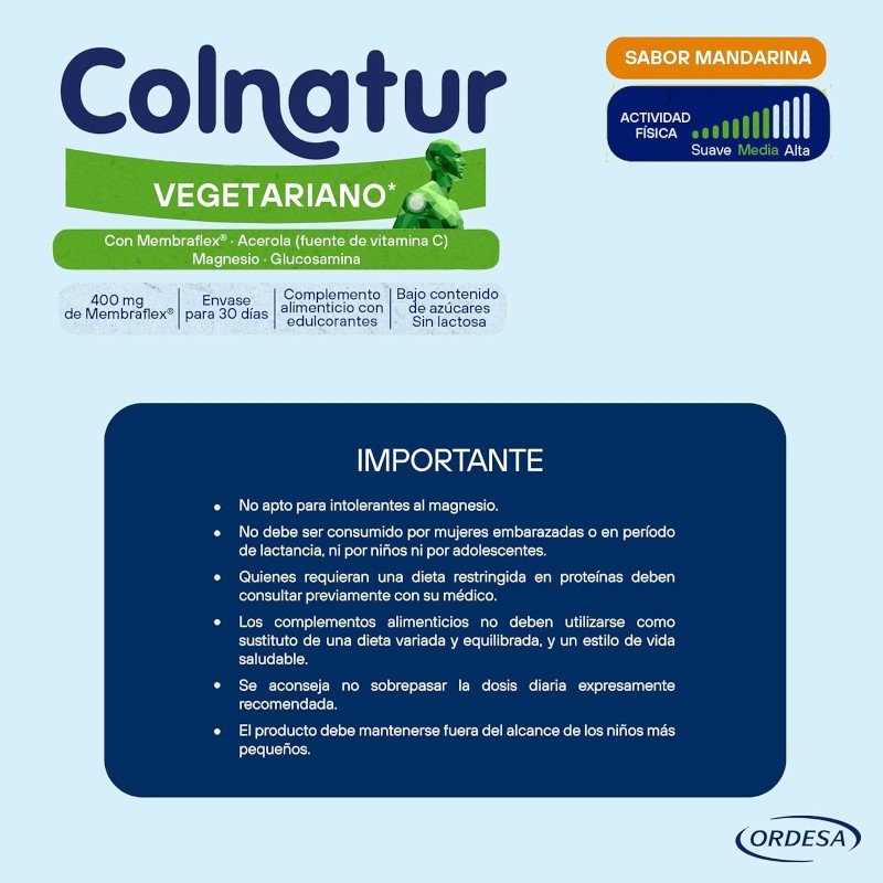 COLNATUR Vegetariano Sabor Mandarina 30 Sobres-6