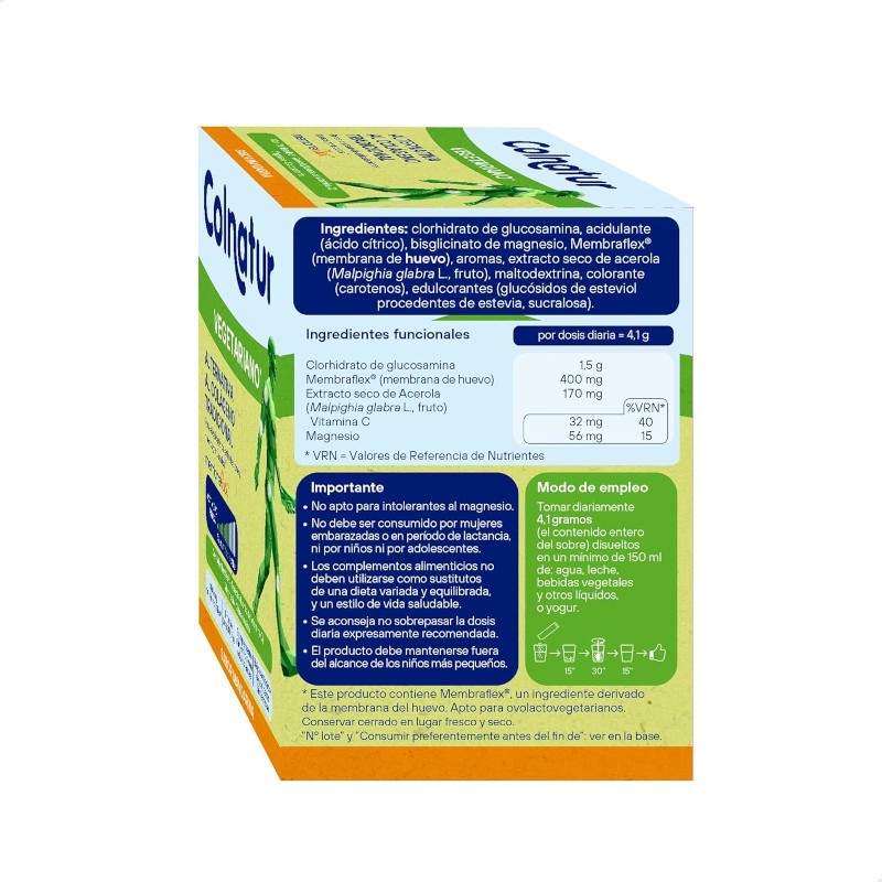COLNATUR Vegetariano Sabor Mandarina 30 Sobres-2