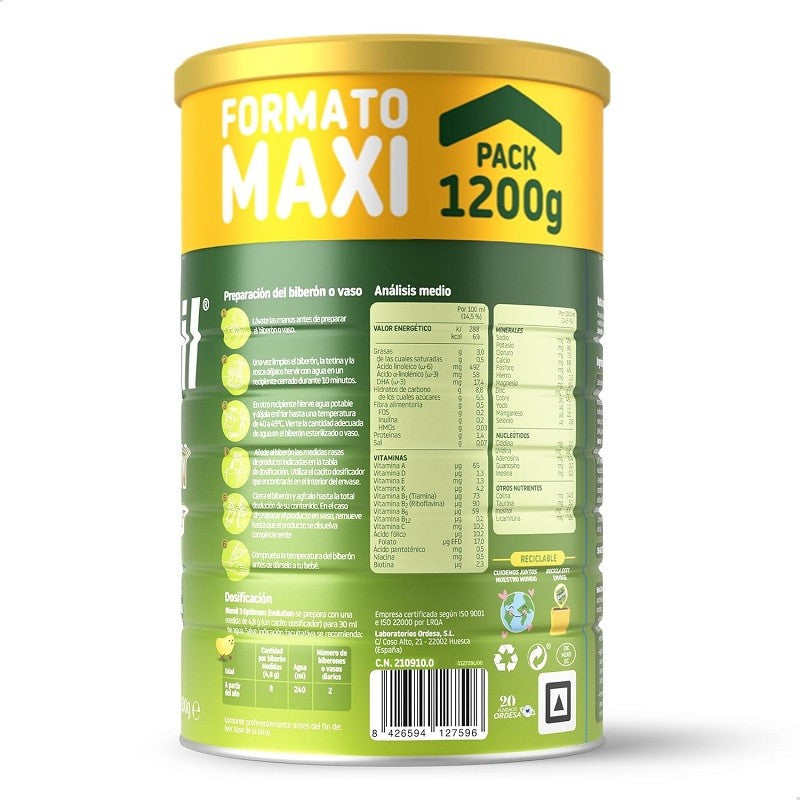 BLEMIL 3 Optimum Evolution Leche de Crecimiento 1200 gr-3
