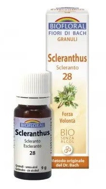 Biofloral Scleranthus - Escleranto 28 (Fuerza de Voluntad) Flores de Bach Bio Gránulos Sin Alcohol 9 g-1