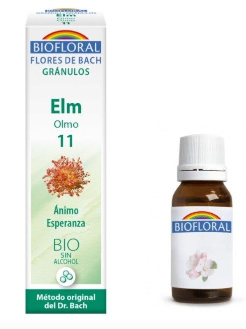 Biofloral Elm - Olmo 11 (Coraje y Esperanza) Flores de Bach Bio Gránulos Sin Alcohol 9 g-1