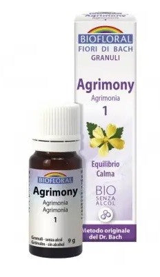 Biofloral Agrimony - Agrimonia 1 (Equilibrio y Calma) Flores de Bach Bio Gránulos Sin Alcohol 9 g-1