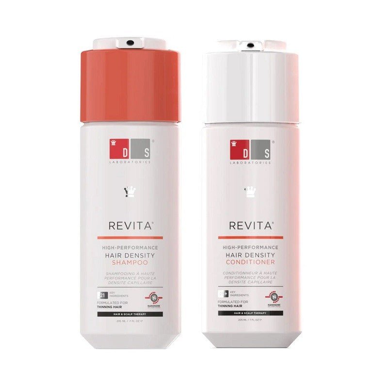 REVITA Kit Anticaída Champú Estimulante 205ml + Acondicionador 205ml-1