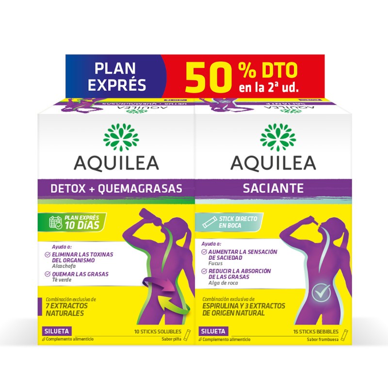 AQUILEA Detox + Aquilea Saciante 50% Dcto-1